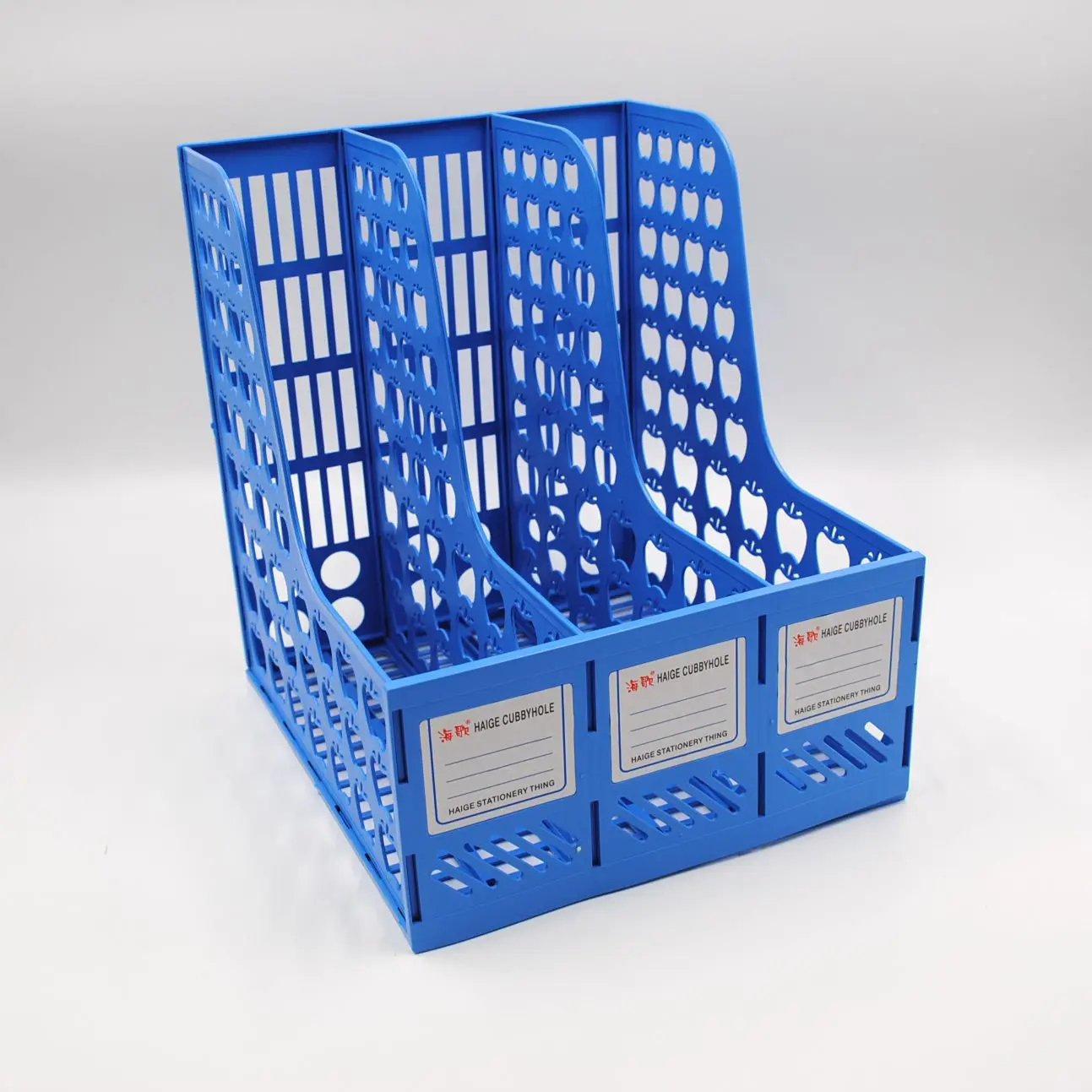 

Winter Nan Office Three Grid Plastic Hanaper Office File Information Rack File Column Desktop File Column