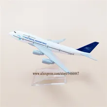 Сплав металла Aerolineas Argentinas B747 Airline модель самолета Boeing 747 Airways модель самолета Стенд самолет подарки для детей 16 см
