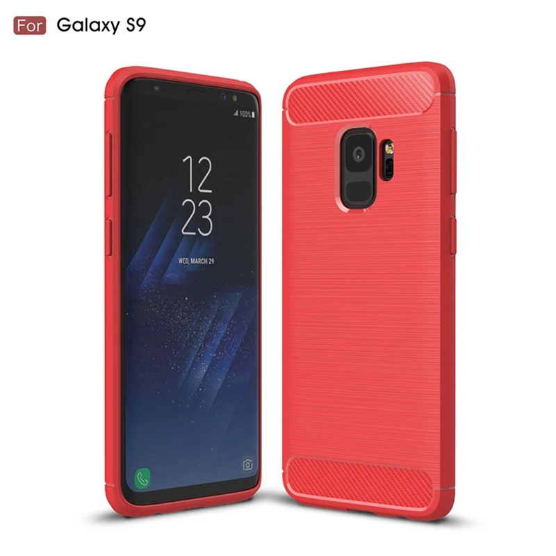Чехол для Samusng Galaxy A7 A3 A5 A6s A6 A8 J4 J6 плюс J2 J3 J5 J7 Prime Duo Max чехол из углеродного волокна Противоударная термополиуретановая накладка на заднюю панель