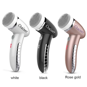 

4 In 1 Electric Face Cleansing Silicone Brush Pore Acne Deep Cleaning Face Washing Tool Blackhead Remover Face Beauty Machine