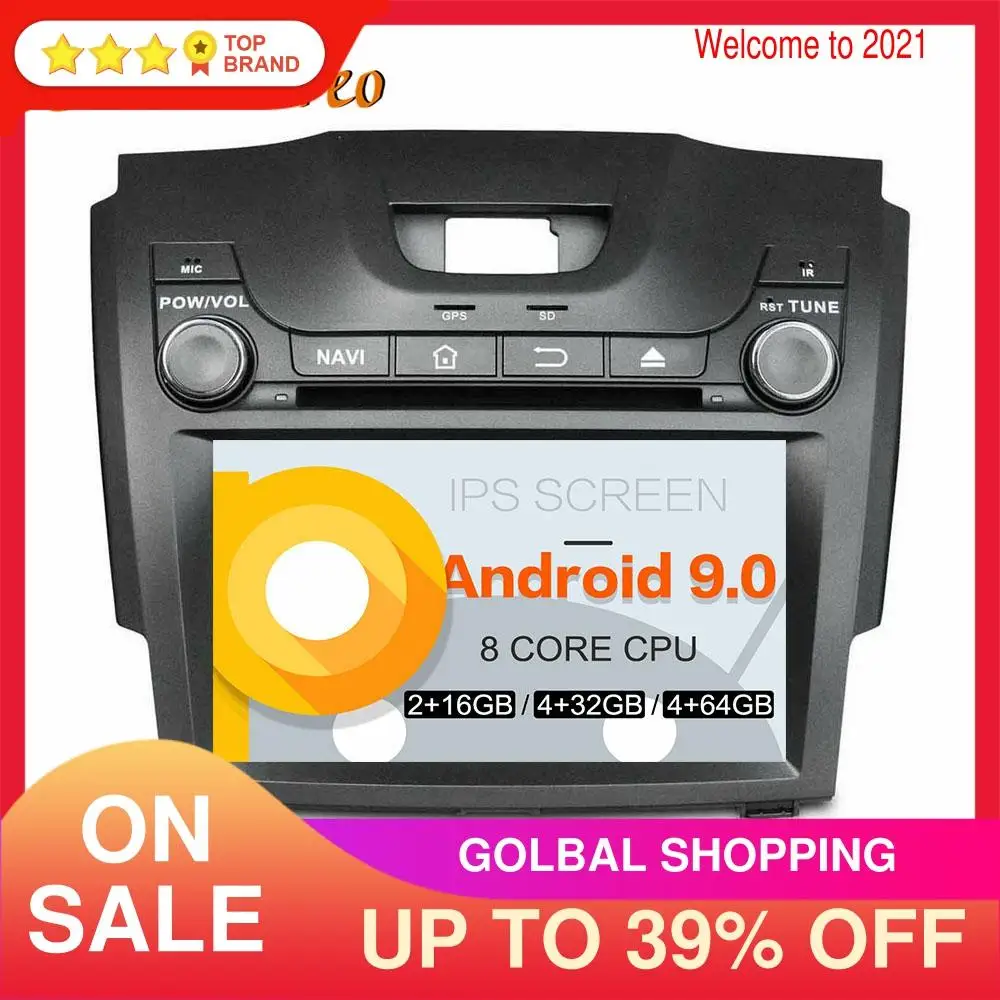 Android9 PX5/PX6 Автомобильный GPS навигатор для Chevrolet Holden/S10/TRAILBLAZER/ISUZU D MAX автомобильный DVD