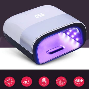 

SUN 48W Manicure Lamp 36LED Beads Nail Lamp UV Auto Nail Polish Dryer High Quality Manicure Lamp Nail Care Tool
