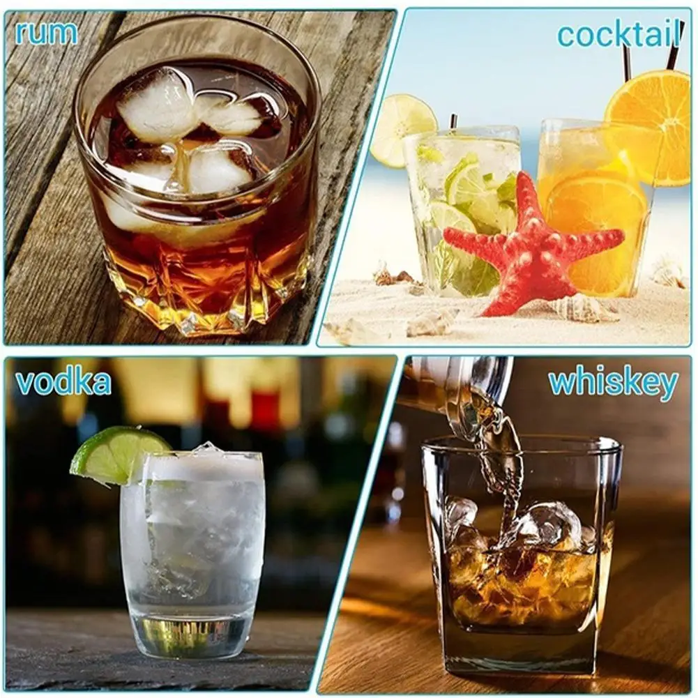 

3D Skull Silicone Ice Cube Mold Tray Free Funnel Vivid in Maker Jelly Shapes Four Skull Giant Ice Chocolate Cube For Juice Y2H3