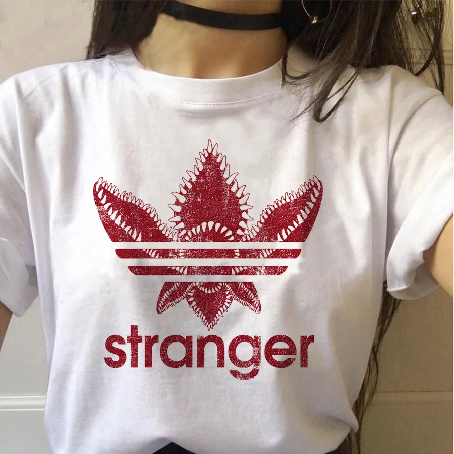 Dámské módní tričko s krátkým rukávem - Stranger Things