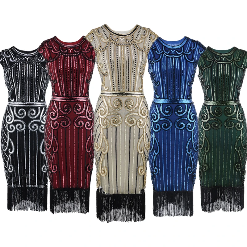 vintage sequin dress