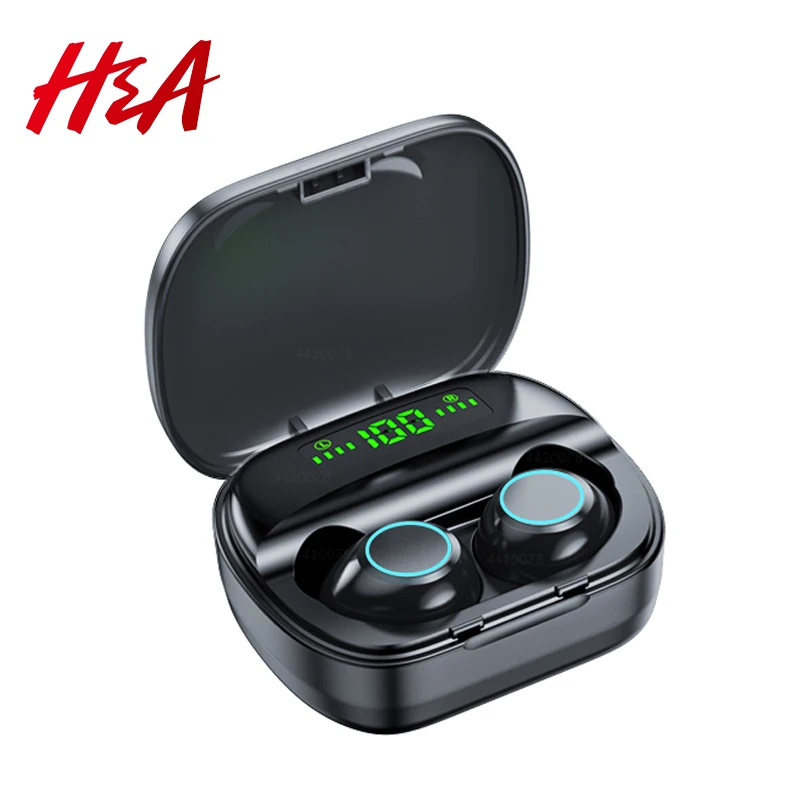 H & A TWS Bluetooth наушники 5 0 с микрофоном Hifi стерео музыка Беспроводные сенсорным
