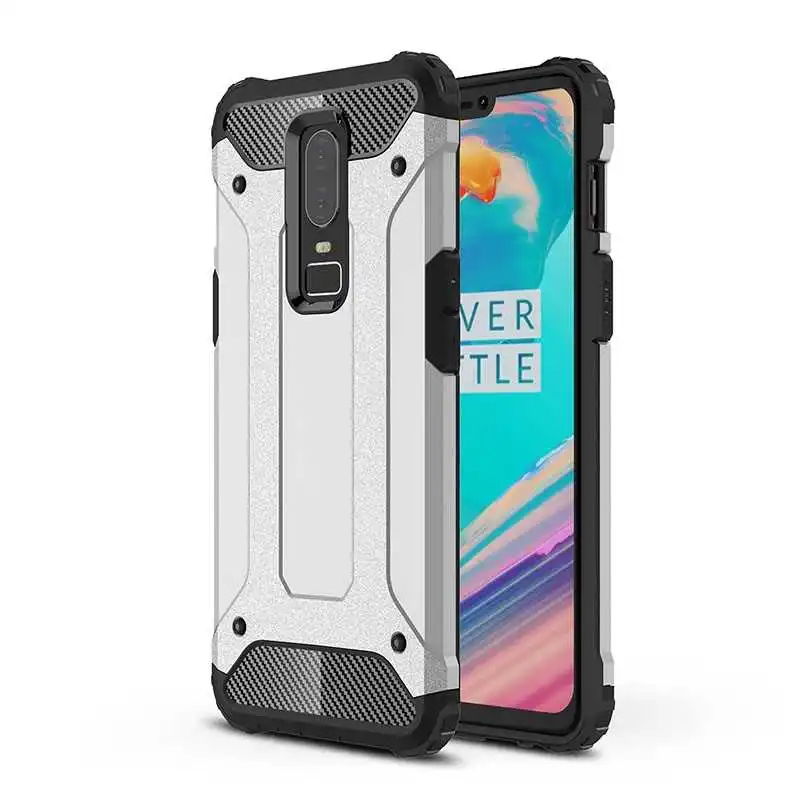 

Mokoemi Iron Armor Shock Proof 6.28"For Oneplus 6 Case For Oneplus 6 Cell Phone Case Cover