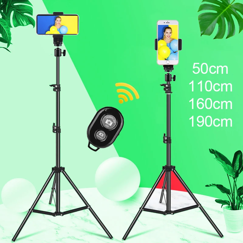 

Universal Portable Adjustable Aluminum Selfie Tripod with Bluetooth Remote Control, Used for Mobile Phone Camera Photography