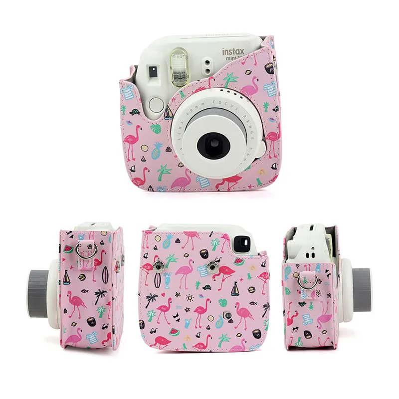 Кожаный чехол для камеры защитный наплечный ремешок Polaroid Fuji Fujifilm Instax Mini8 8 9|Сумки