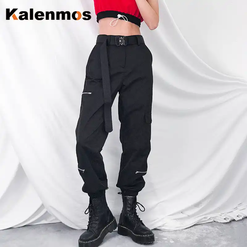 womens cargo pants wide leg