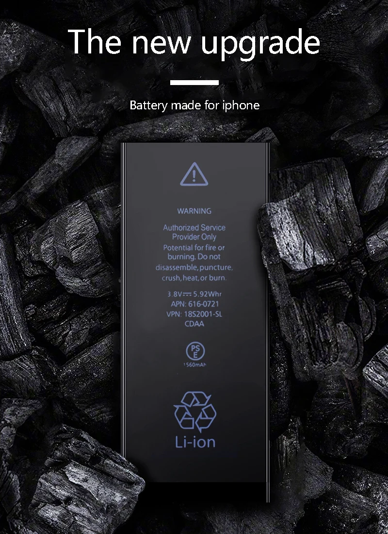 Настоящая полная емкость батареи Замена для iPhone SE/6/6s/6 plus/6s Plus X TechValue(для iPhone 6) батарея мобильного телефона