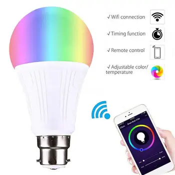 

WIFI Control LED Light Bulb LED Lamp LED Bulb Decoration Home Party RGBW Bar Wireless for Amazon Alexa Durable Bedroom