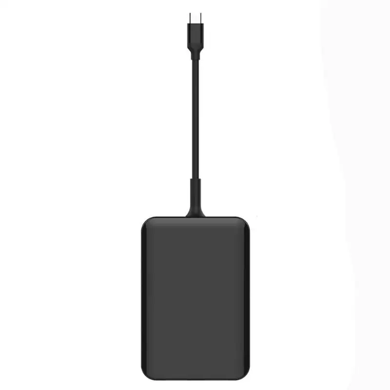 Концентратор type C расширяется до USB 3,0 RJ45 HDMI USB2.0 PD стерео аудио выходной разъем и воспроизведение зарядки адаптер TF Solt для MacBook