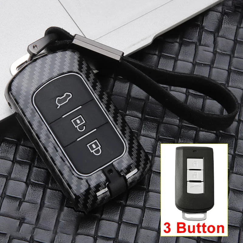 SKU图片-New-hot-sale-Zinc-alloy-Silicone-car-key-case-cover-keychain-For-Mitsubishi-Outlander-2016-Lan (4)