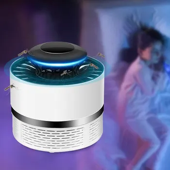 

Electronic USB Mosquito Killer Lamp 7W Strong Fan Suction Pest LED Fly Mosquito Killer Night Lamp Repeller Zapper Insect Trap