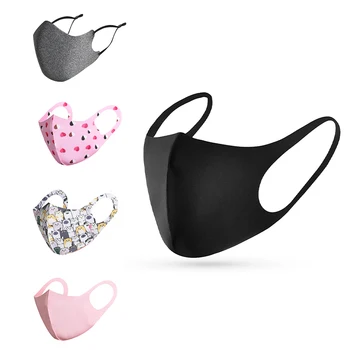 

5pcs/10/50pcs Washable Earloop Mask Child adult Cotton PM2.5 Mouth Mask Anti Pollution Mask Activated carbon filter respirator