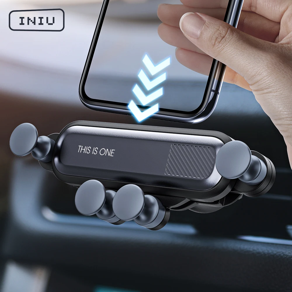 Гравитационный Автомобильный держатель для телефона в автомобильном вентиляционном отверстии без магнитного держателя мобильного телефона держатель для навигатора для iPhone XS MAX Xiaomi