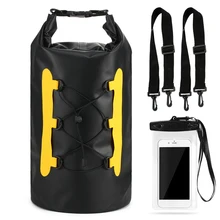 Waterproof Outdoor Backpack Dry Bag Swimming Bag Roll Top Dry Sack Dry Backpack Water Floating Bag For Boating Fishing Surfing