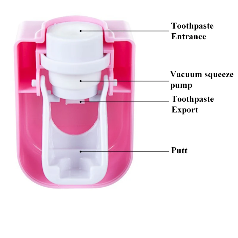 Автоматический держатель для зубных щеток, диспенсер для зубной пасты для ванной, соковыжималки для зубной пасты, настенное крепление, набор аксессуаров для ванной комнаты