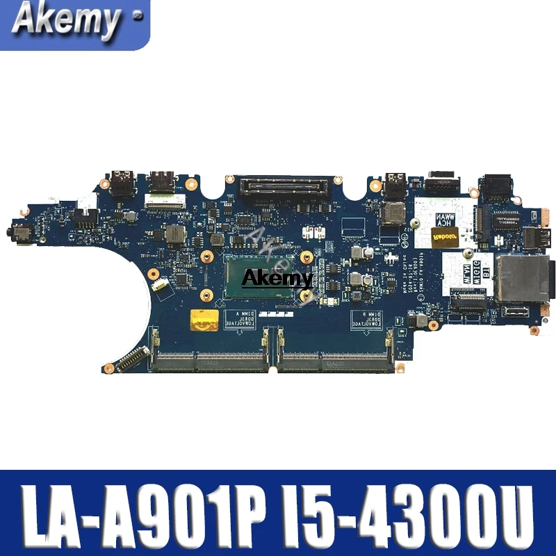 

High quality CN-0WN6N4 for Dell Latitude E5450 Laptop Motherboard WN6N4 ZAM70 LA-A901P I5-4310U DDR3L 100% Fully Tested