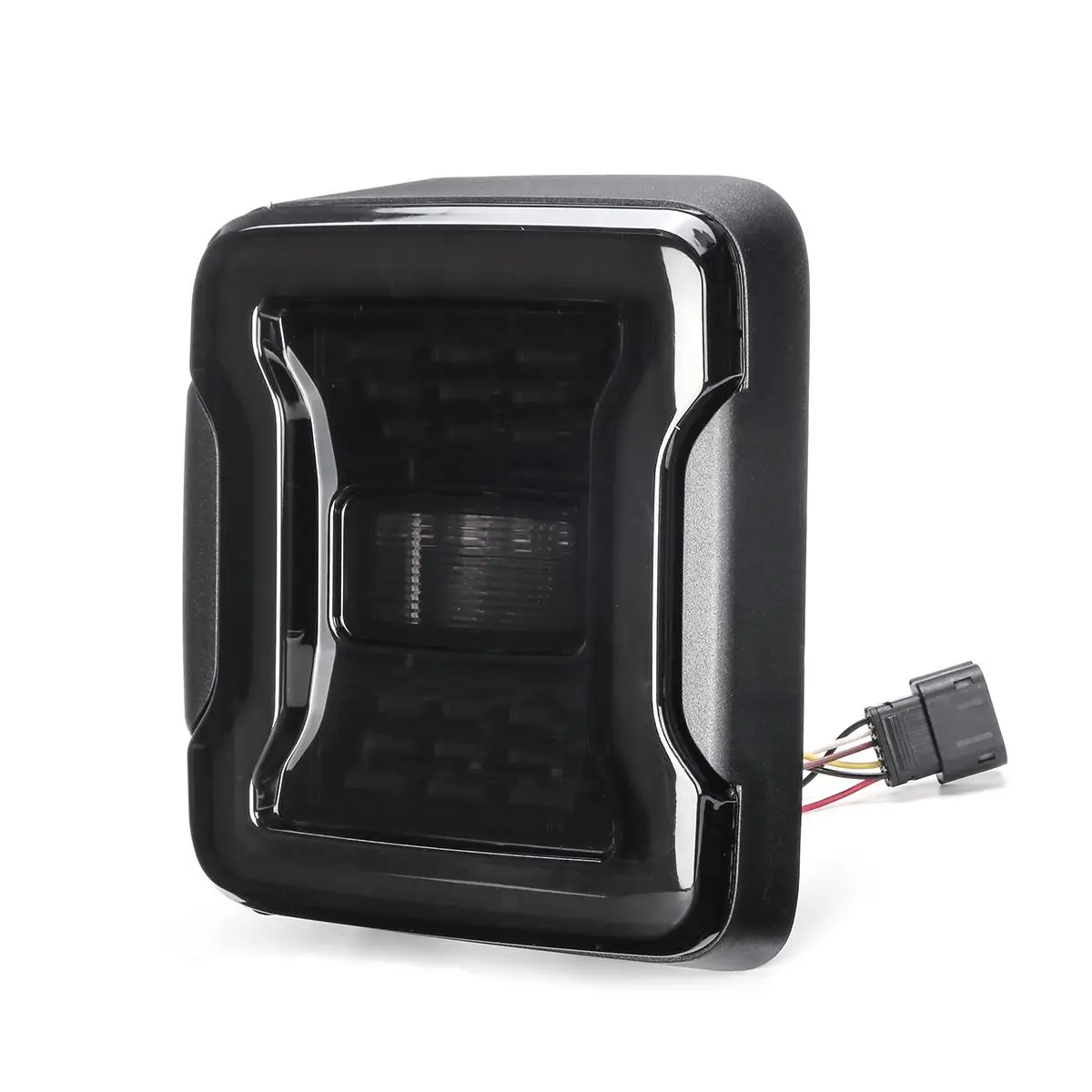 NEW 2Pcs New Car Light Assembly LED Tail Lights Smoke PMMA Lens ABS Housing Fit For Jeep for Wrangler JL