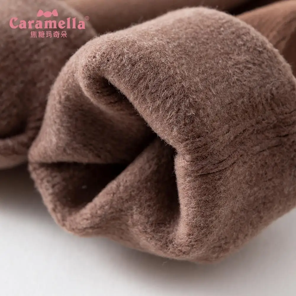 Caramella/4 пары, подарочная упаковка, посылка, детские носки для обуви зимние толстые теплые плюшевые носки для маленьких девочек и мальчиков милые мягкие детские носки с кисточками