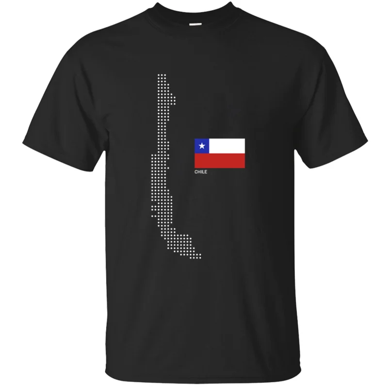 Забавная одежда, воздухопроницаемая футболка Chile F, повседневная мужская футболка размера плюс, 3xl, 4xl, 5xl, футболки против морщин, хлопок