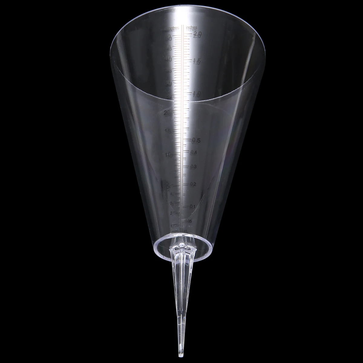 Cone Rain Gauge Measurement Ground Spike Precipitation Garden Yard Rainfall Measuring Tools