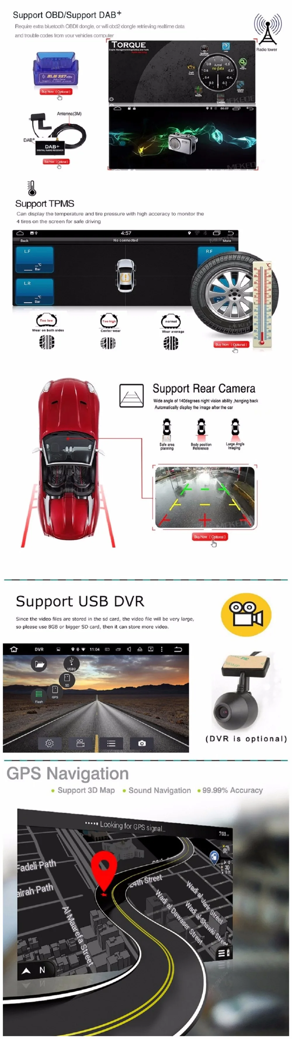 Discount 4GB+64GB 8-Core 9" Android 9.0 Car DVD Player Head Unit for Mazda 6 Atenza 2018 2019 Radio GPS Bluetooth WIFI USB Easy Connect 27