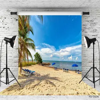 

Summer Sand Beach Sea Sky Ocean Holiday Scenery Backdrop Photocall Baby Newborn Portrait Photography Background For Photo Studio