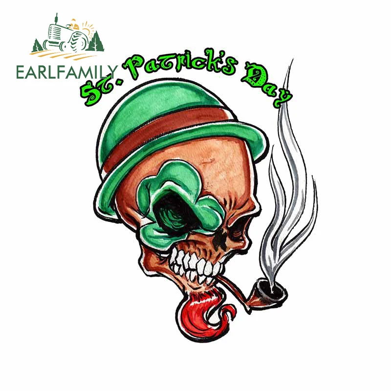 EARLFAMILY 13 см x 10 4 для счастливого дня St Pats автомобильная наклейка индивидуальная
