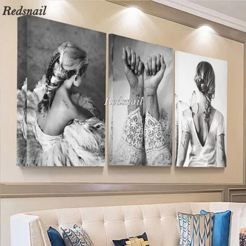 

triptych 5D DIY Diamond Painting Diamond Embroidery Ballet girl Mosaic Picture Of Rhinestone 3pcs/set 3D Room Wallpaper ML787
