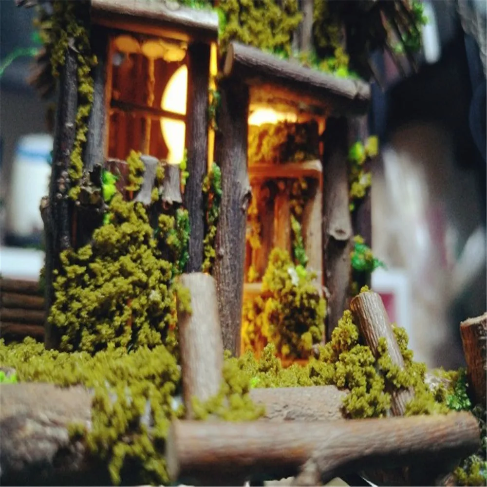 ho trainlayout model tree powder05