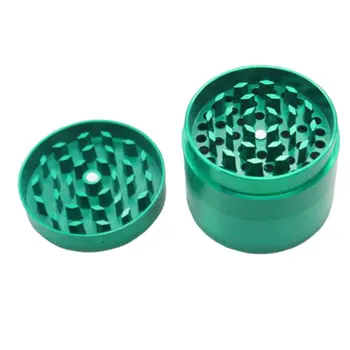 

Metal flat 4-layer zinc alloy grinder Special Mini Tobacco Crusher & Tobacco Herb Spice Grinder Herbal Alloy Smoke Crusher
