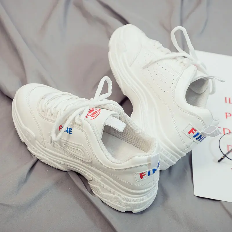 

2019 Spring New Style Athletic Shoes Women's Korean-style Students Versatile Harajuku Ulzzang Running Dad Shoes INS Fashion