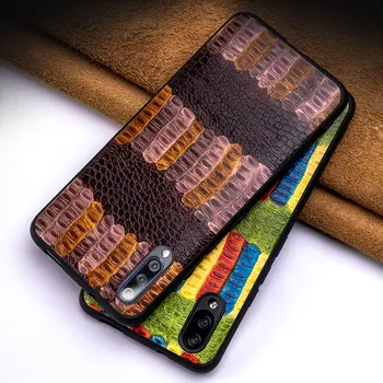 

Cowhide Phone Case For Huawei P10 P20 P30 lite Mate 10 20 Pro lite Multicolor Painted For Honor 8 8X 9 10 lite