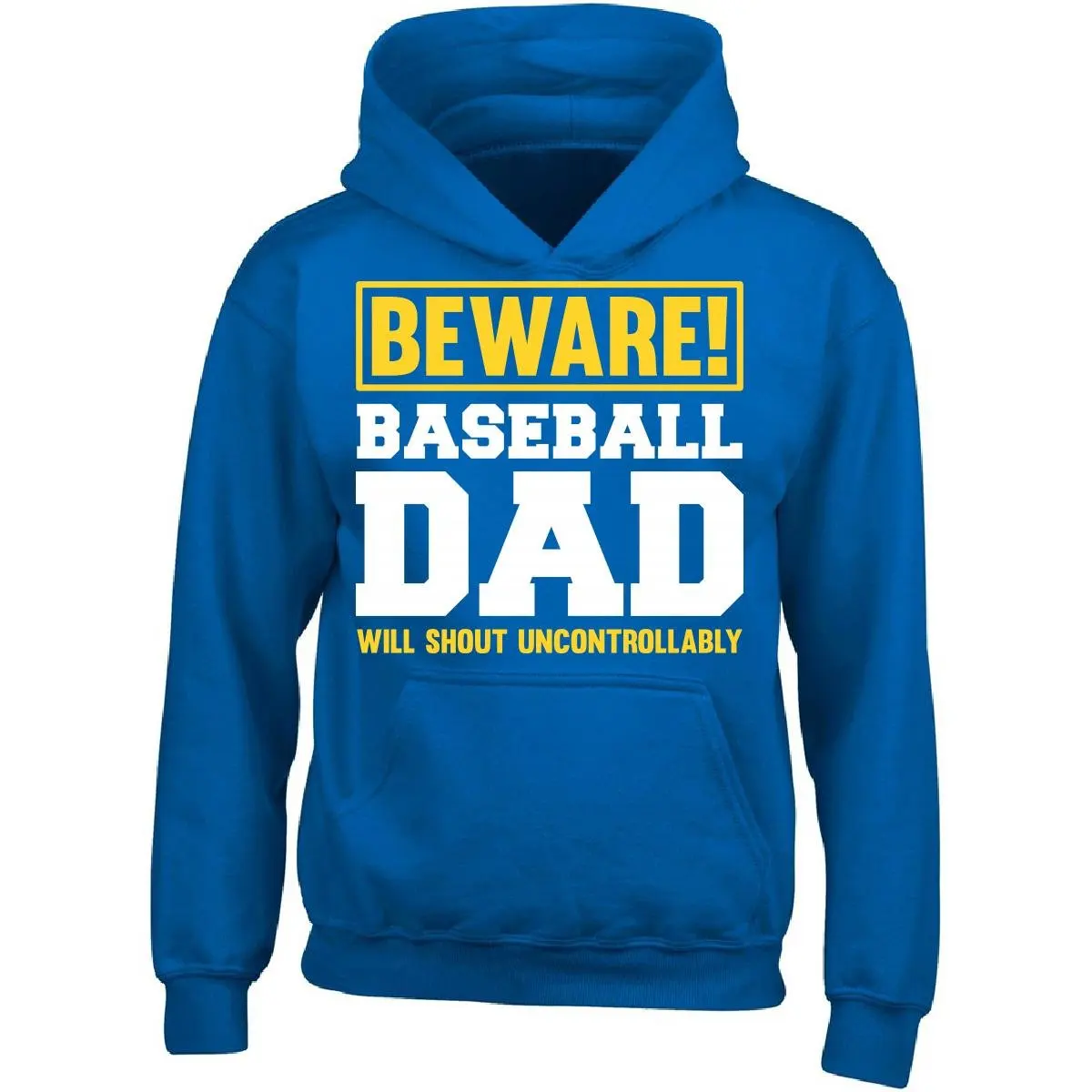 TSDFCWill Shout Uncontrollably Baseball Dad - Adult Hoodie |