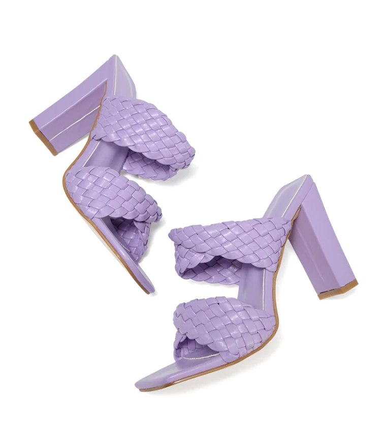 Square Toe Heeled Sandals