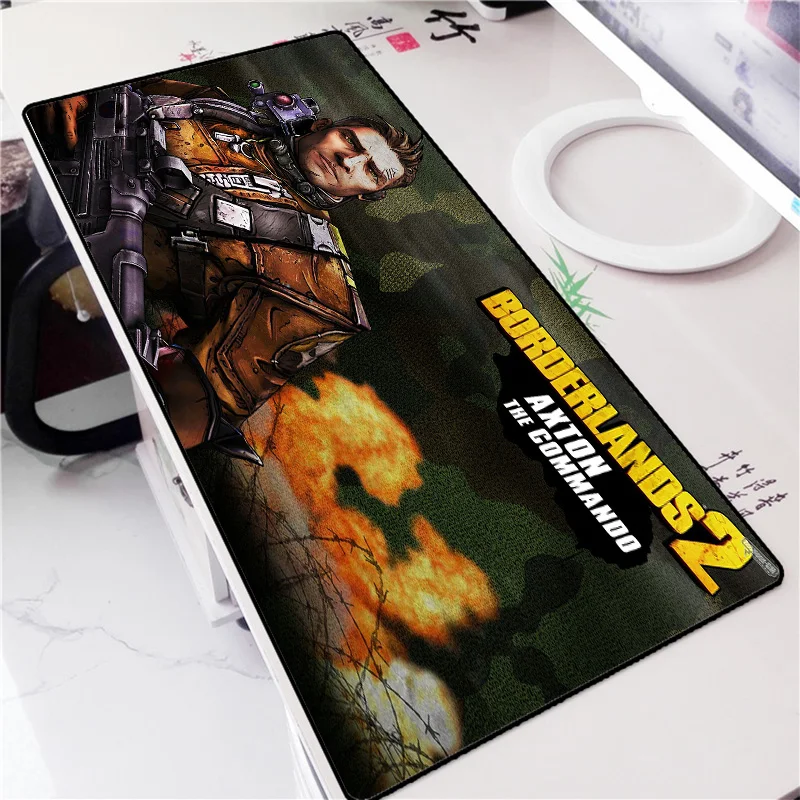 Игровой коврик для мыши Viedo borderland 2 Game Axton Commando, коврик для мыши и большой размер для игрового плеера, периферийных устройств для ПК