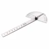 1pcs Stainless Steel Protractor Angle Finder 180 Degree Adjustable Woodworking Measurement Protractor Ruler Caliper Gauge ► Photo 2/6