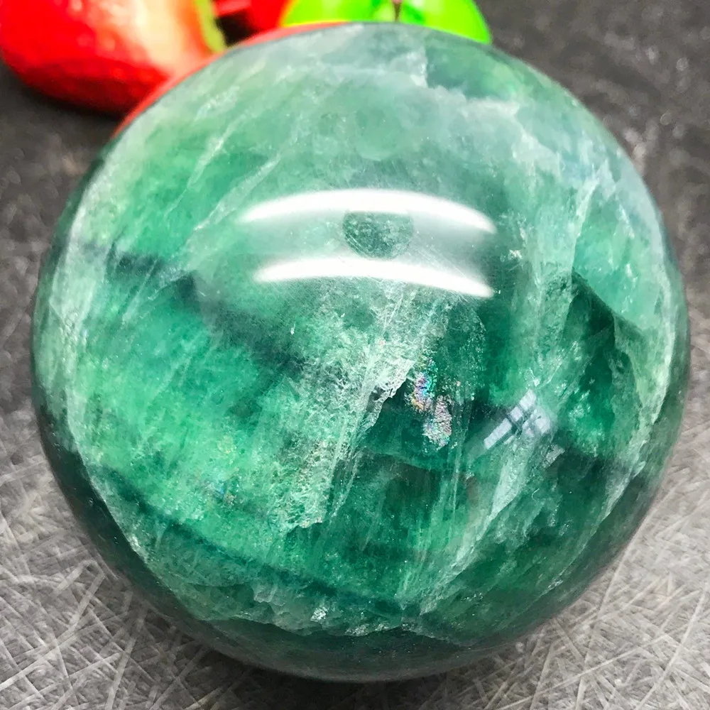 green fluorite quartz sphere (1)