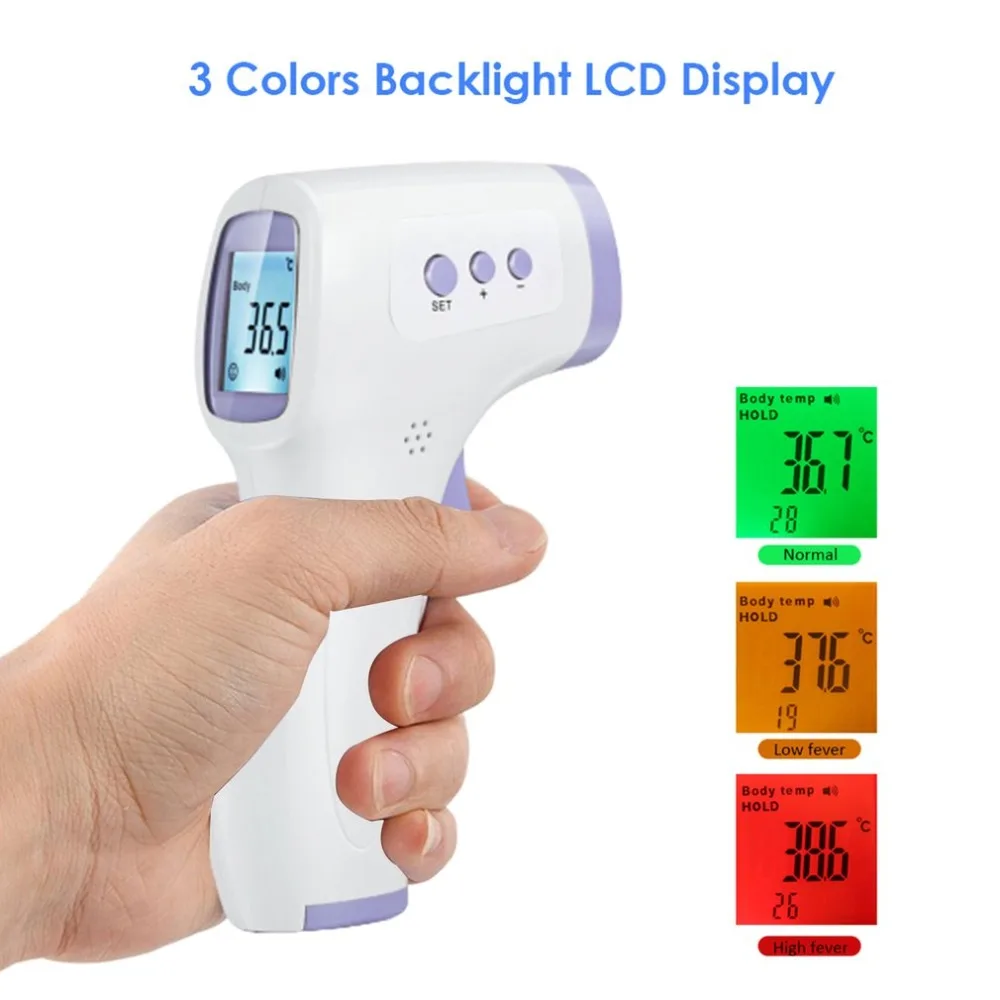 Noncontact Infrared Thermometer With Lcd Display Infrared Thermometer