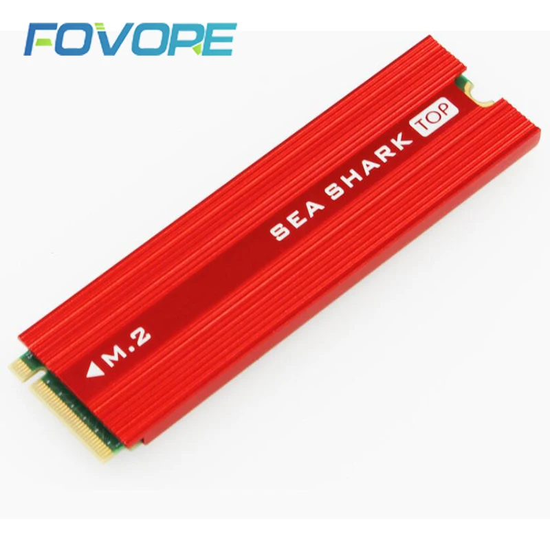 Радиатор для ssd накопителя m2 2280 NVME NGFF алюминиевый лист