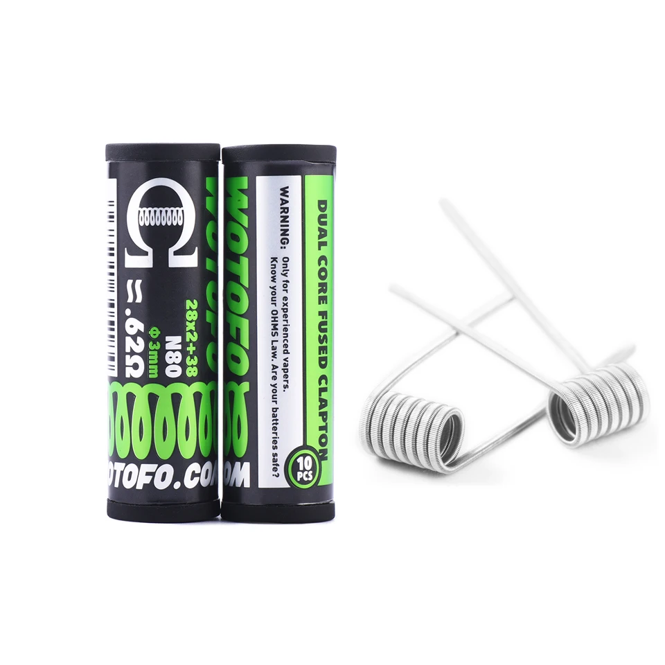 Wotofo Stng MTL RDA бак 22 мм 5 30 Вт Одиночная катушка 0 4 ом сквонк вейп атомайзера с 10 шт