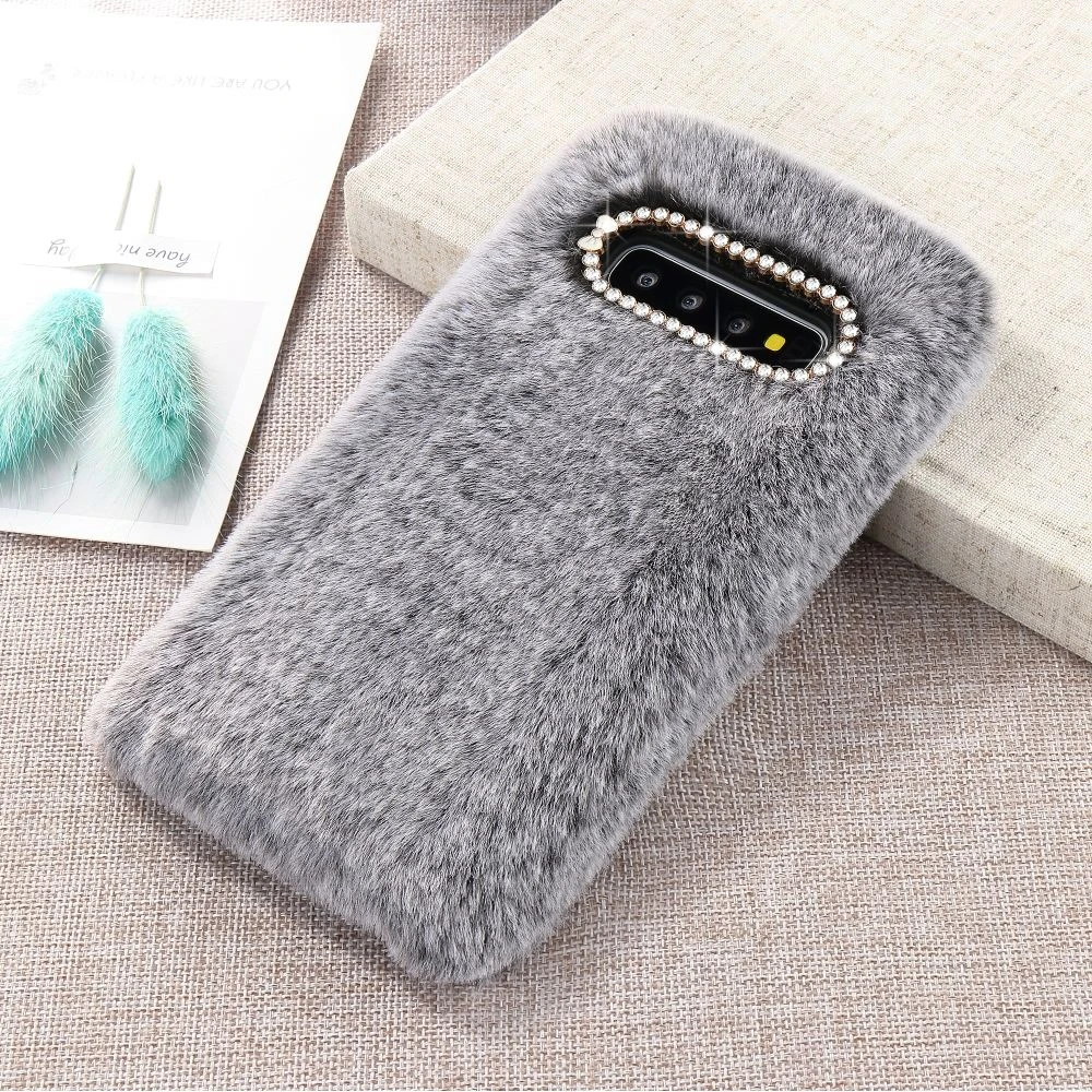 Ударопрочный чехол из искусственного меха для Samsung Galaxy S20 Ultra 5G S9 Plus S10 S10e S8 Note 10 Lite