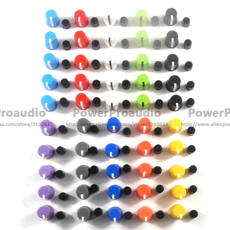 50pcs Rotary Knob NI For Traktor Kontrol Z1 Z2 S2 S4 S5 S8 DJ Controller Mixer colorful item you can chose any color