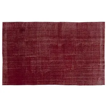 

Handmade Red Vintage Overdyed Turkish Area Rug 166x266 Cm-5'5''X8'9''