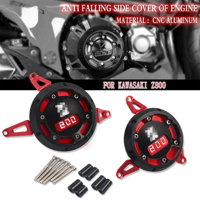 

Для KAWASAKI Z800 2013 2014 2015 2016 2017 2018 2019 CNC крышка статора двигателя, защитная крышка слайдера