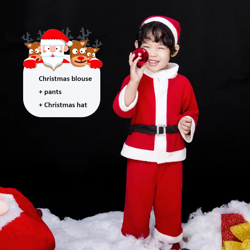 Koop Meisje Rode Jurken Voor Christmas Party Baby Jongens Meisjes Kerstman Outfit Nieuwigheid Dres Kids Kinderen Kleding Fancy Kleren Boom