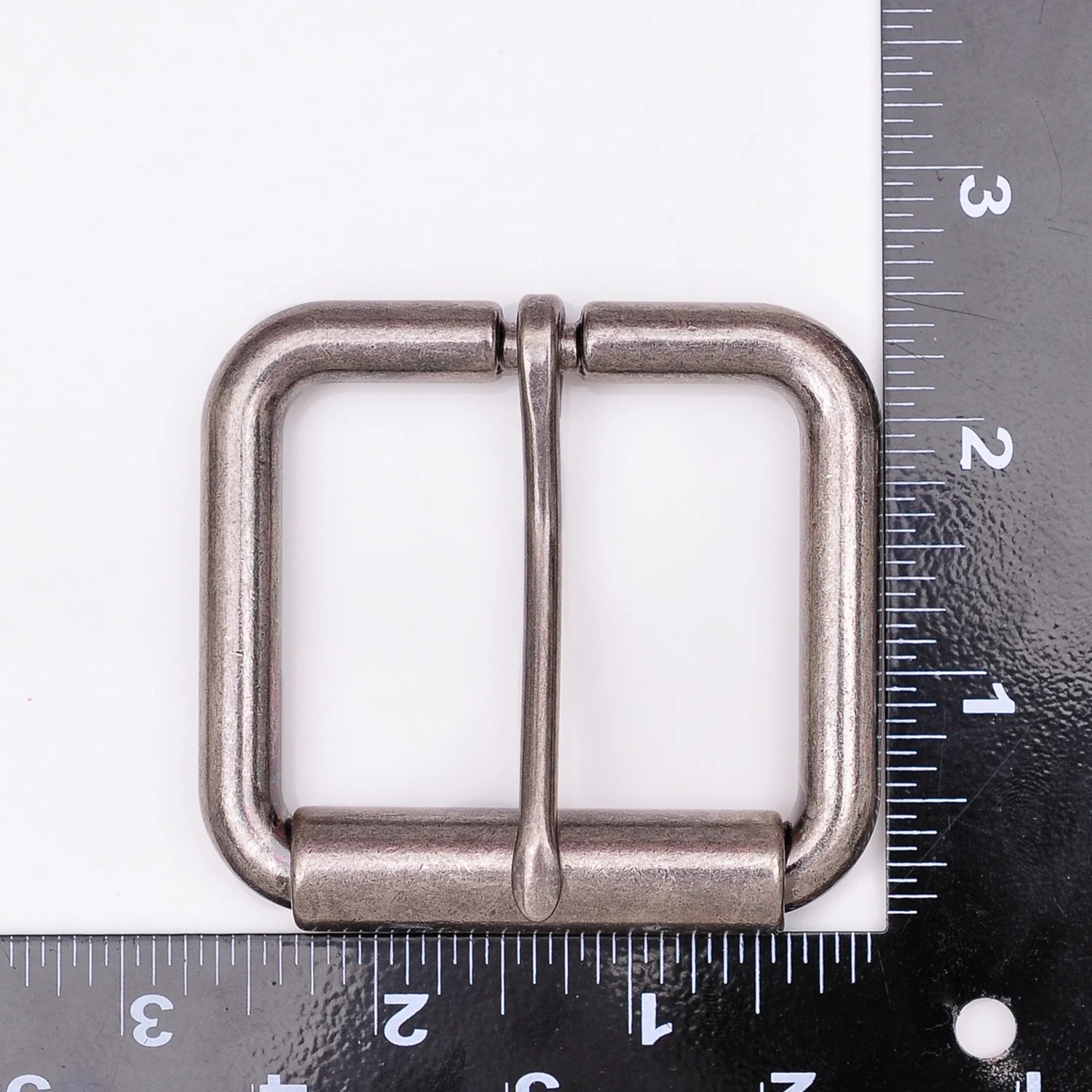 2" (51mm) Antique Silver Heavy Duty Wide Big Mens Roller Belt Buckle End Bar Jeans Leather Belt Buckles Replacement